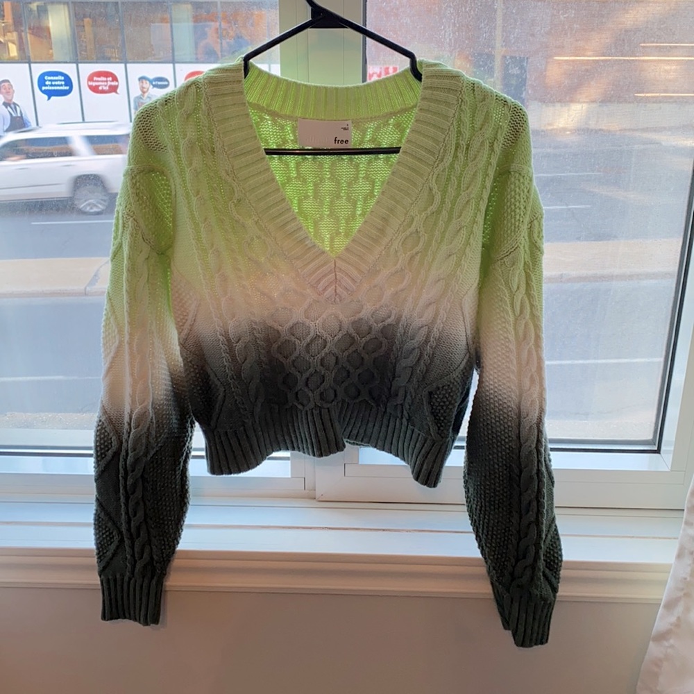 Wilfred Free Aritzia sweater tie dye